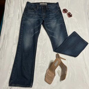 Express Brand Rocco Slim Fit Boot Cut Jeans